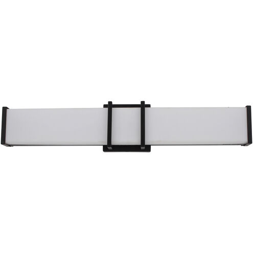 Tomero LED 24 inch Matte Black Bath Vanity Wall Light