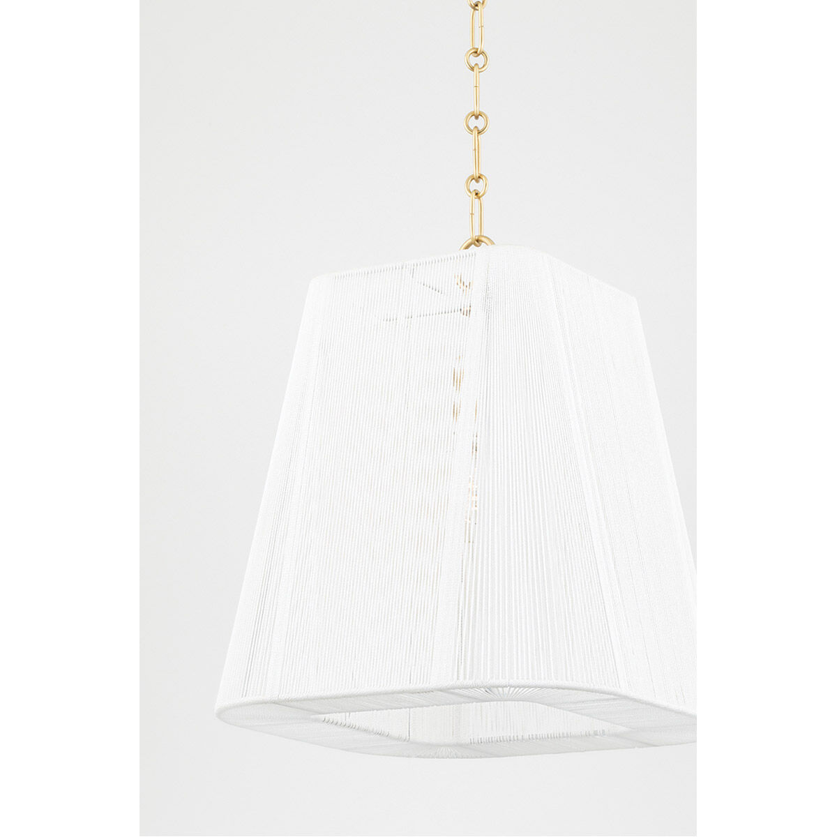 Verona Beach 1 Light 19.5 inch Aged Brass Pendant Ceiling Light, Square/Rectangle