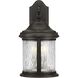 Ashmore 3 Light 17 inch Antique Bronze Outdoor Wall Lantern