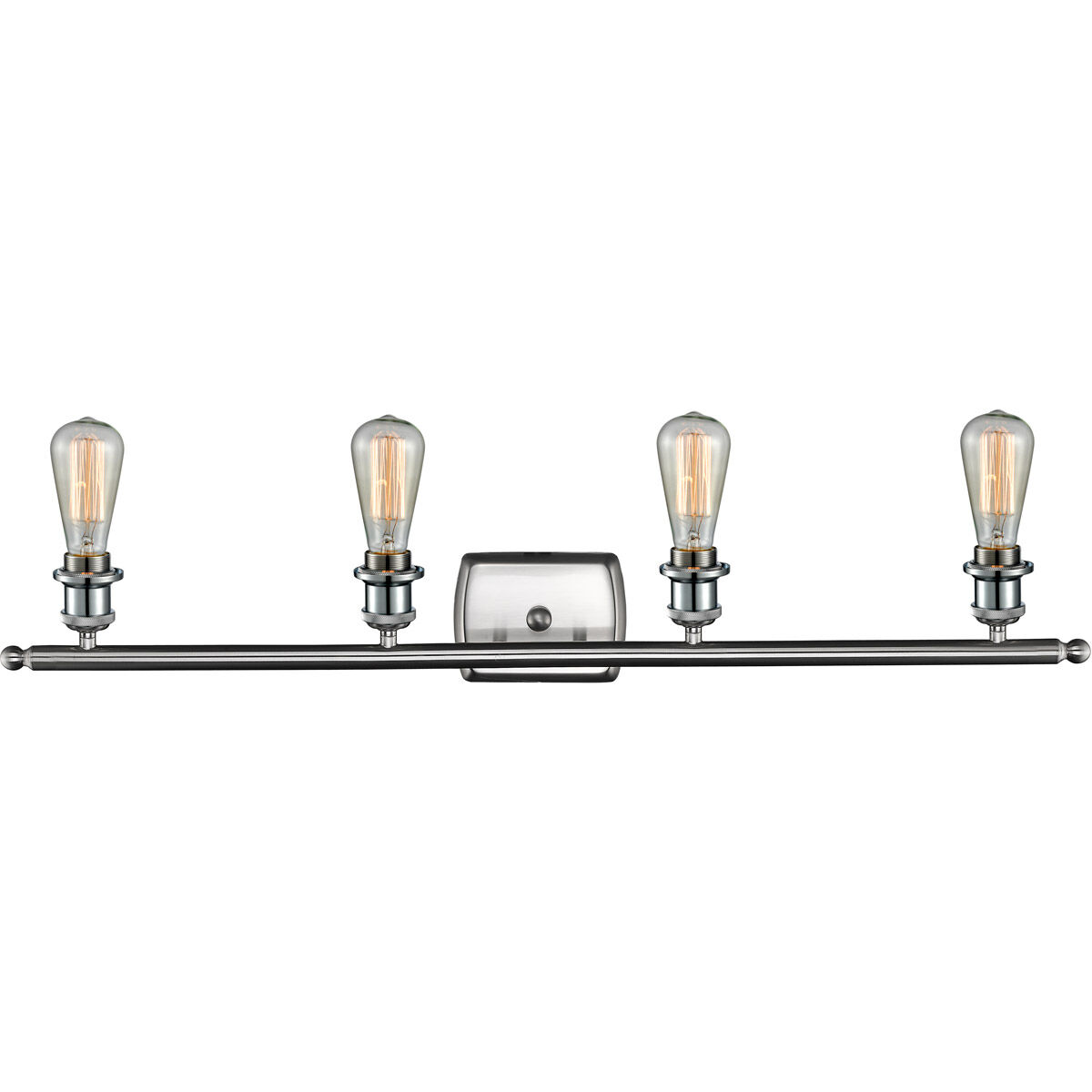 Ballston Bare Bulb LED 36 inch Brushed Satin Nickel Bath Vanity Light Wall Light, Ballston
