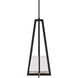 Karie LED 8.25 inch Black Mini-Pendant Ceiling Light