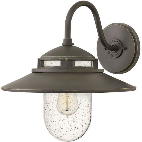Atwell Outdoor Wall Mount Lantern in Oil Rubbed Bronze, Medium