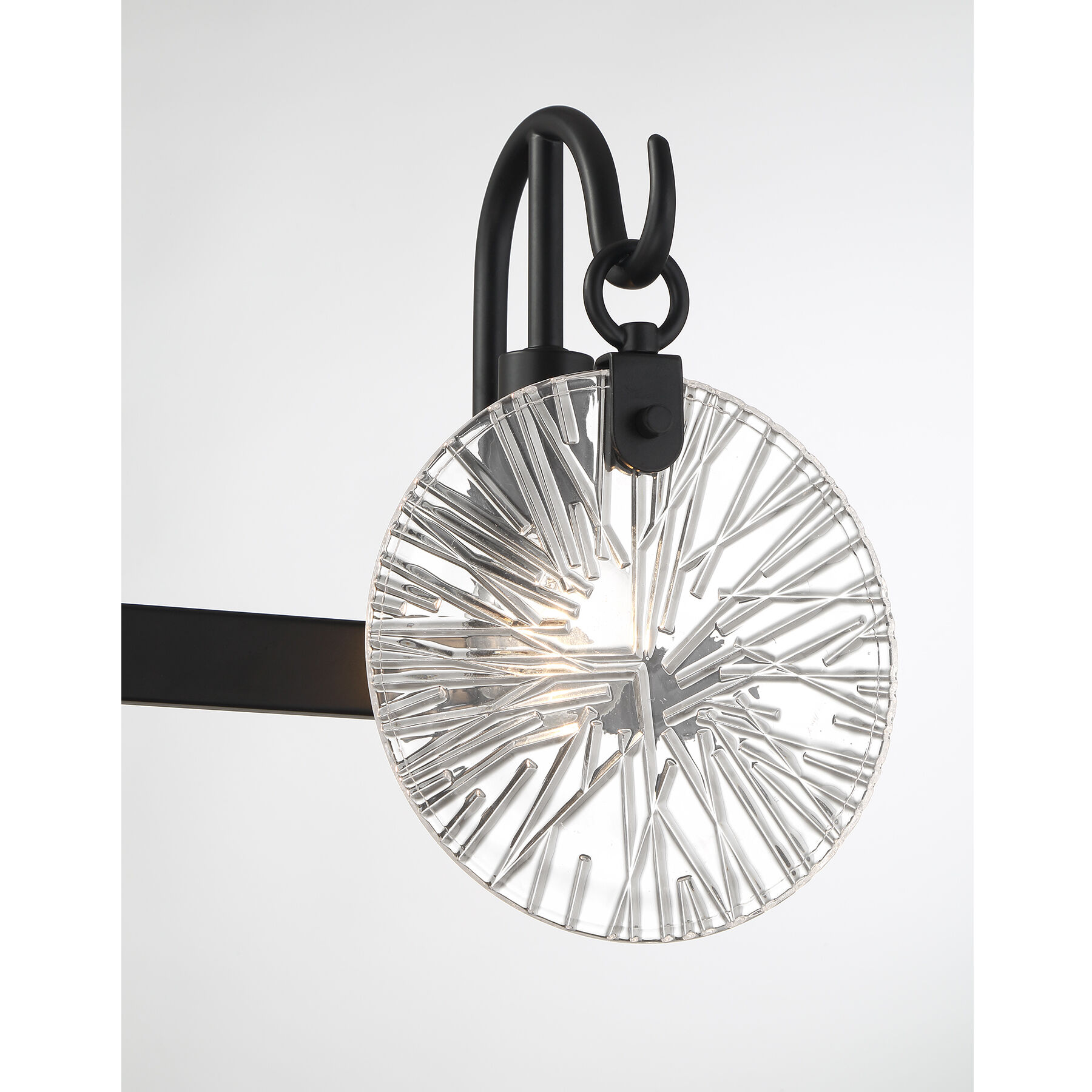 Addison 3 Light 24 inch Black Bathroom Vanity Light Wall Light