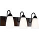 Seville 3 Light 21 inch Bronze Wall Bath Fixture Wall Light
