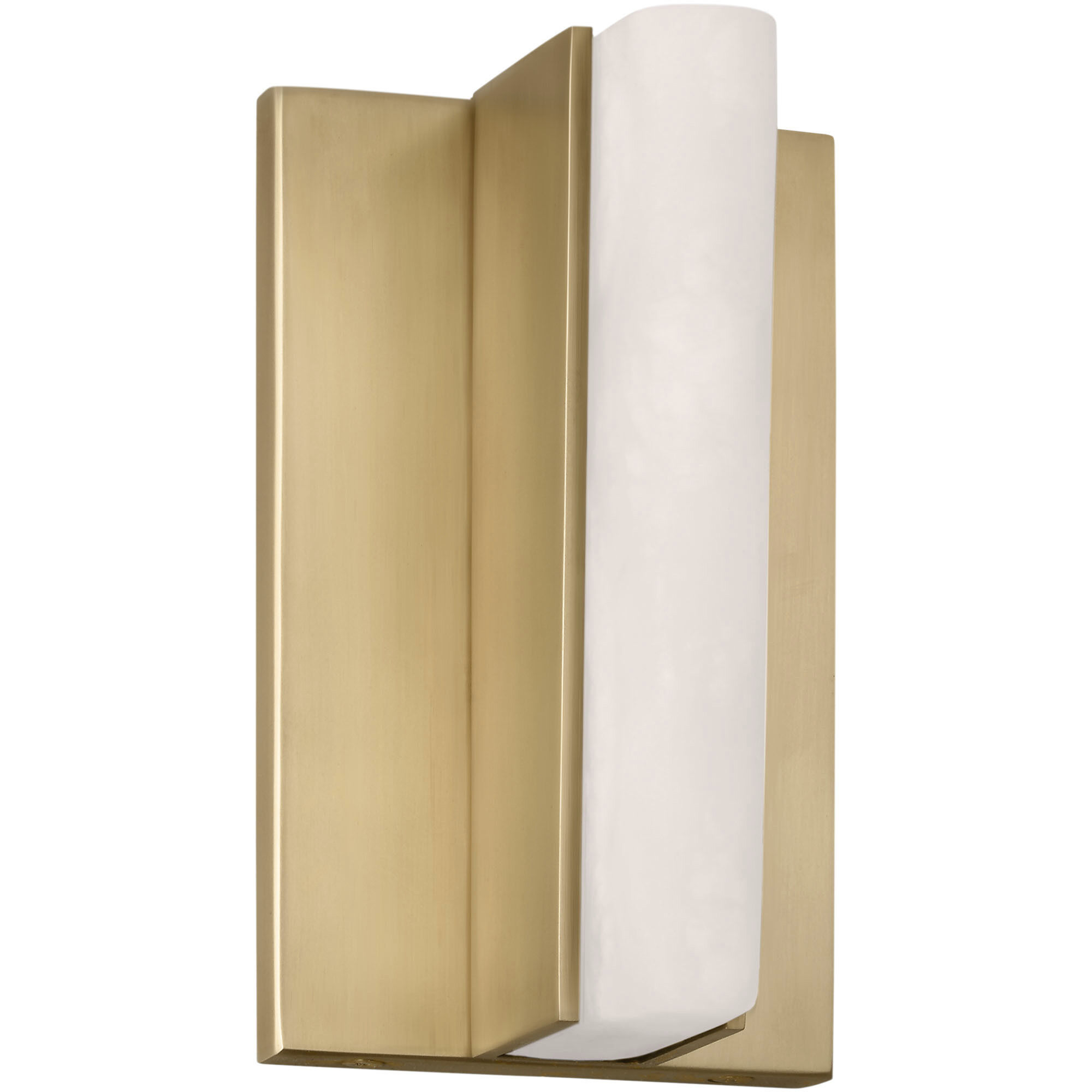 Kelly by Kelly Wearstler Linea Sconce Wall Light in Hand Rubbed Antique Brass