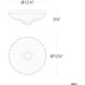 Signature Roma LED 12.13 inch Polished Chrome Flush Mount Ceiling Light, Schonbek Signature