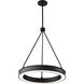 Longford LED 20.13 inch Textured Black Pendant Ceiling Light