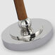 Thomas O'Brien Bryant2 24.5 inch 15.00 watt Polished Nickel and Natural Leather Wrapped Table Lamp Portable Light
