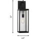 Rox LED 22 inch Textured Black Outdoor Wall Lantern