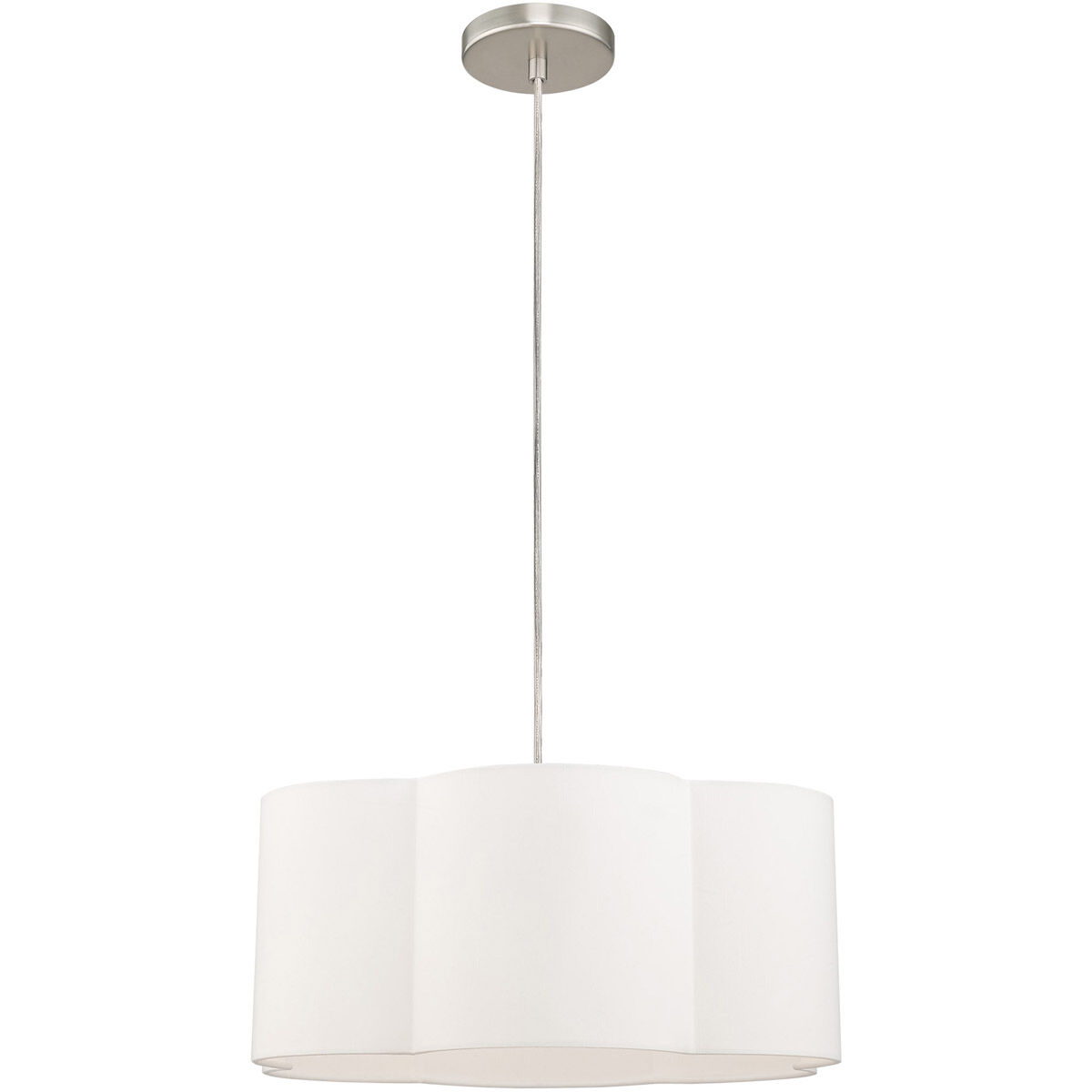 Chelsea 1 Light 18 inch Brushed Nickel Pendant Ceiling Light