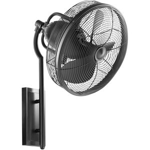 Veranda 13 inch Matte Black Patio Fan