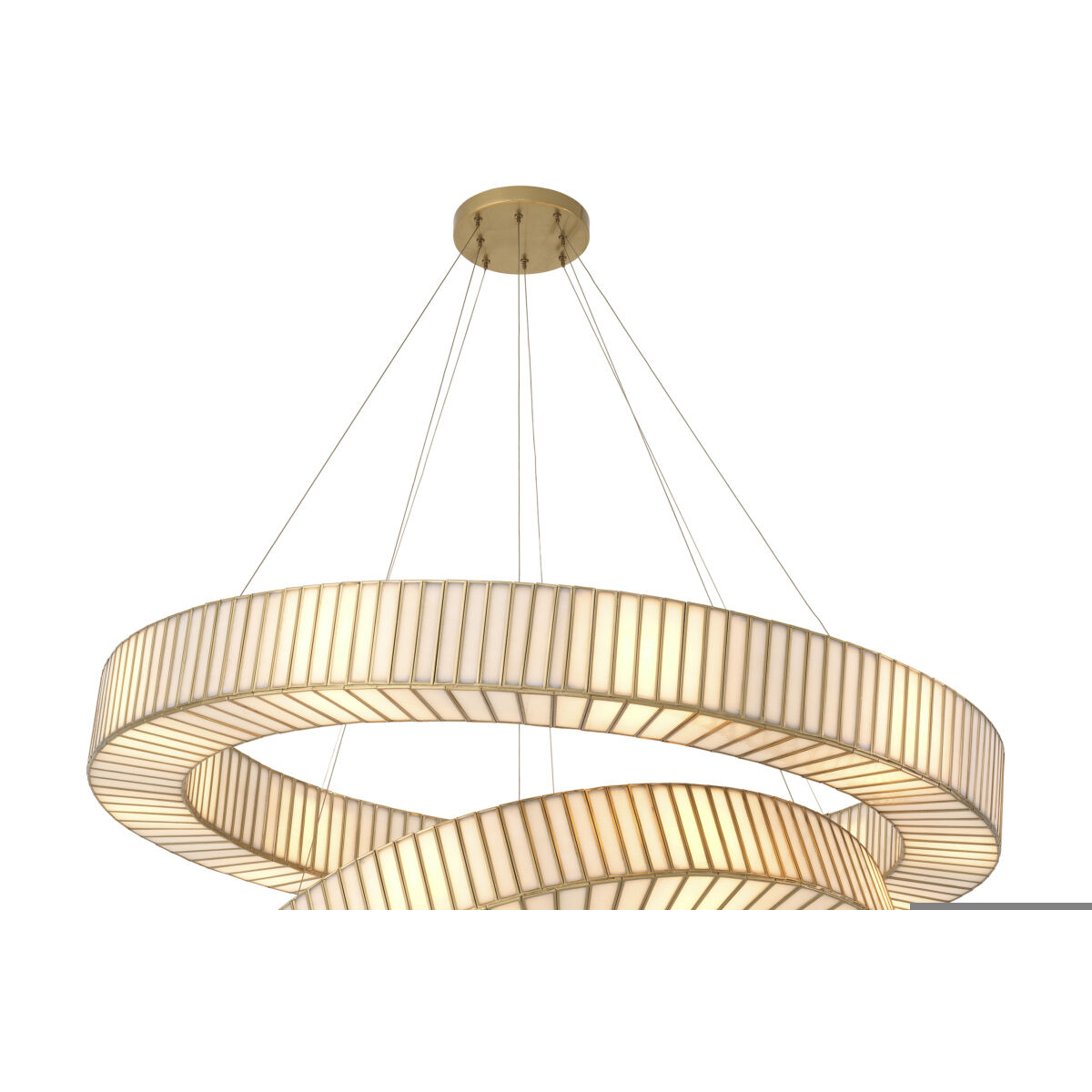 Monari 18 Light 47.44 inch Antique Brass Chandelier Ceiling Light