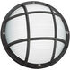 Bayside 1 Light 5 inch Black Outdoor Wall Or Ceiling Flush Mount
