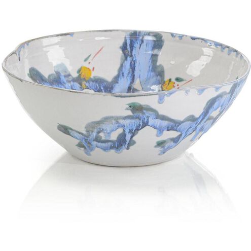 Azure Inkspill 16.25 X 6 inch Bowl