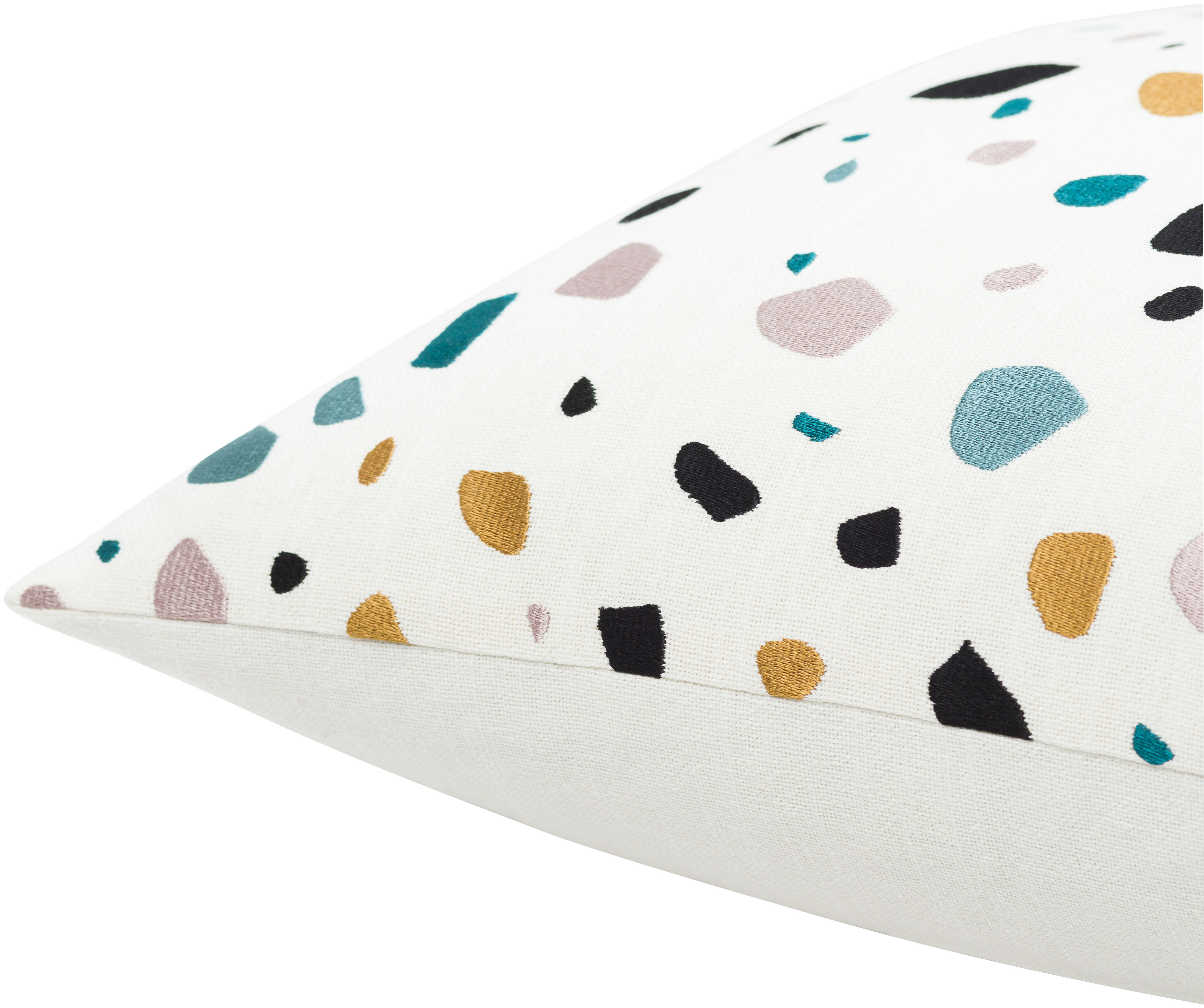 Terra 20 inch Ivory Pillow Kit in 20 x 20, Square