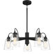 Beckonridge 5 Light 26 inch Coal Chandelier Ceiling Light