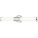 Warwick LED 25.25 inch Chrome Bathroom Vanity Wall Light