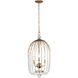 Voliere 3 Light 14.5 inch Havana Gold Pendant Ceiling Light
