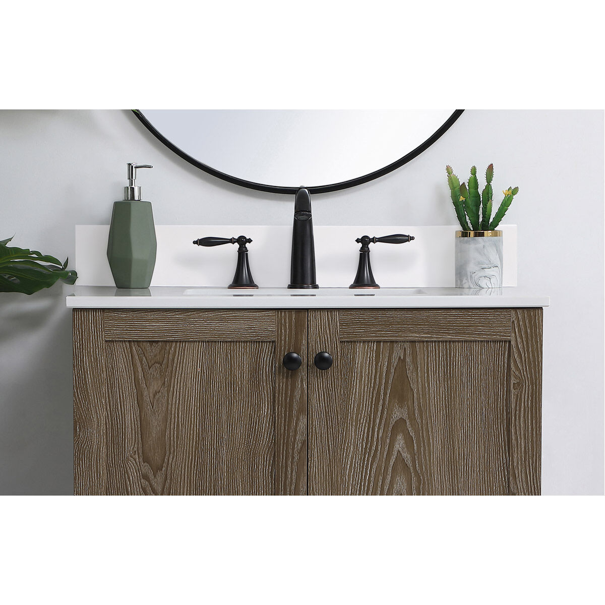 Backsplash 32 X 1 X 4 inch Ivory White Bathroom Vanity Backsplash