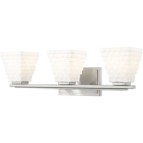 Annalise 3 Light 24 inch Brushed Nickel Vanity Wall Light