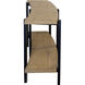 Cameron 60 X 14 inch Brown and Black Console table