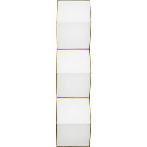 Clodagh Zig Zag Wall Sconce Wall Light in Natural Brass