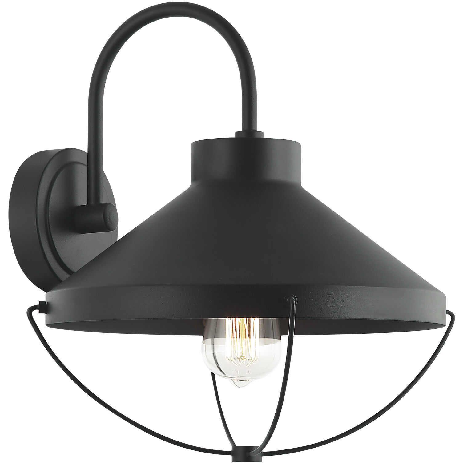 Fable 1 Light 13.75 inch Matte Black Wall Sconce Wall Light