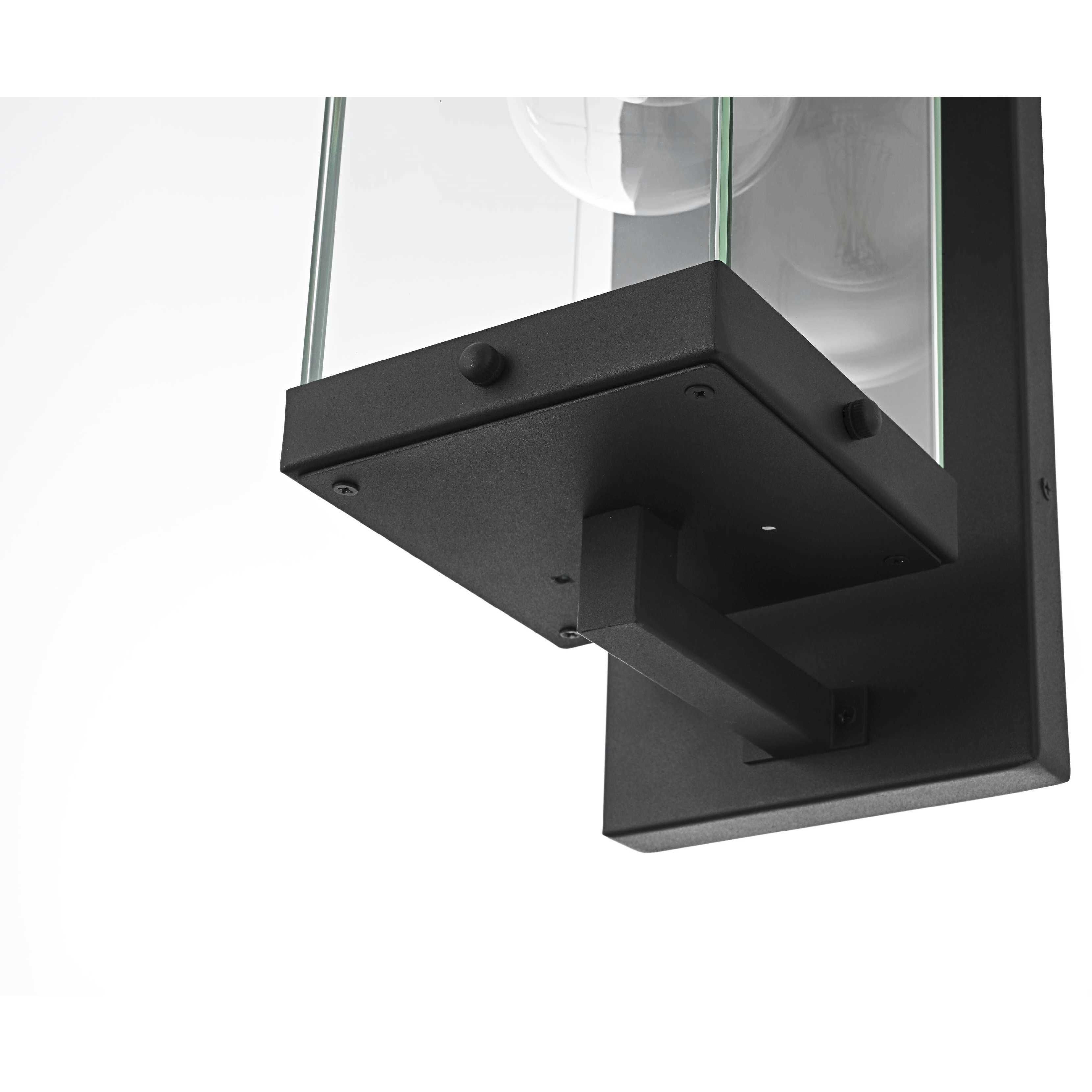 Keaton 1 Light 15 inch Black Outdoor Wall Sconce