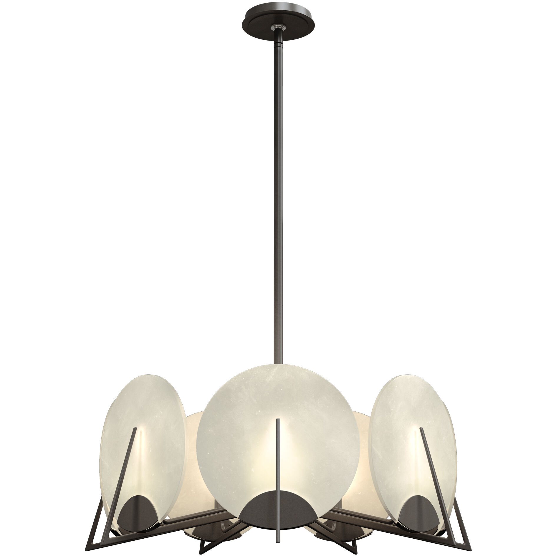 Callisto 7 Light 28.1 inch Dark Smoke Pendant Ceiling Light