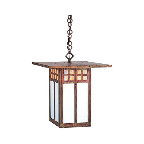 Glasgow 1 Light 18 inch Antique Copper Pendant Ceiling Light in Frosted