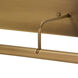 Slim-line 13.5 watt 43 inch Antique Brass Picture Light Wall Light