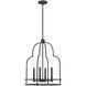 Diplomat 4 Light 20 inch Matte Black Pendant Ceiling Light