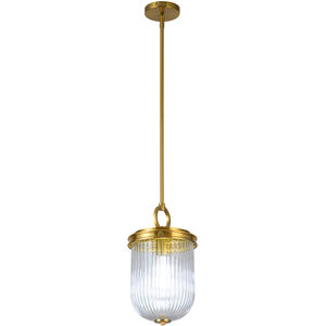 Myla 1 Light 8.6 inch Vintage Brass Pendant Ceiling Light