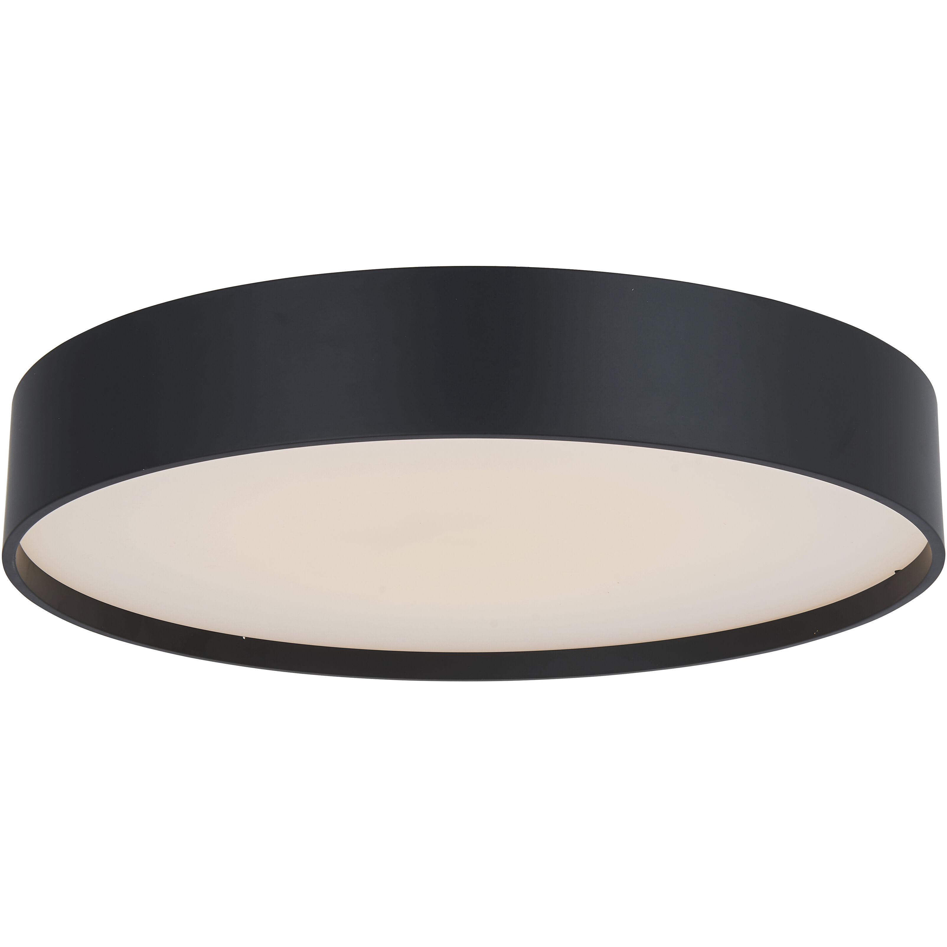 Snare LED 14 inch Matte Black Flush Mount Ceiling Light