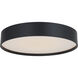 Snare LED 14 inch Matte Black Flush Mount Ceiling Light
