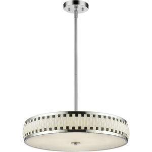 Sevier LED 24 inch Chrome Chandelier Ceiling Light