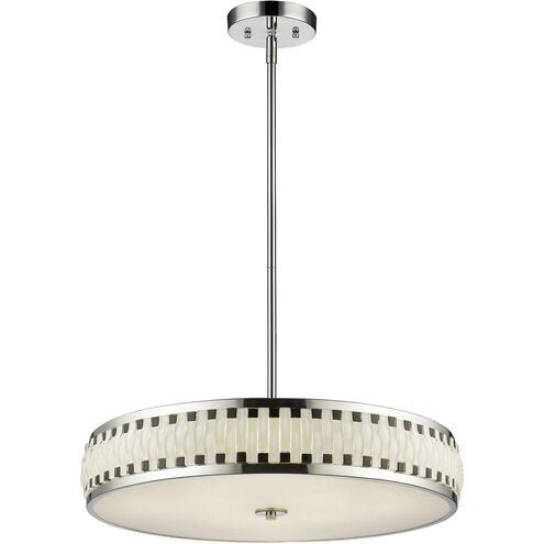 Sevier LED 24 inch Chrome Chandelier Ceiling Light