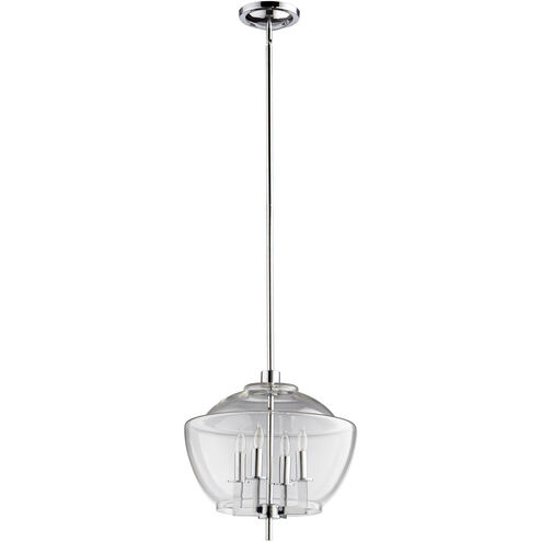 Empoli 4 Light 16 inch Chrome Pendant Ceiling Light