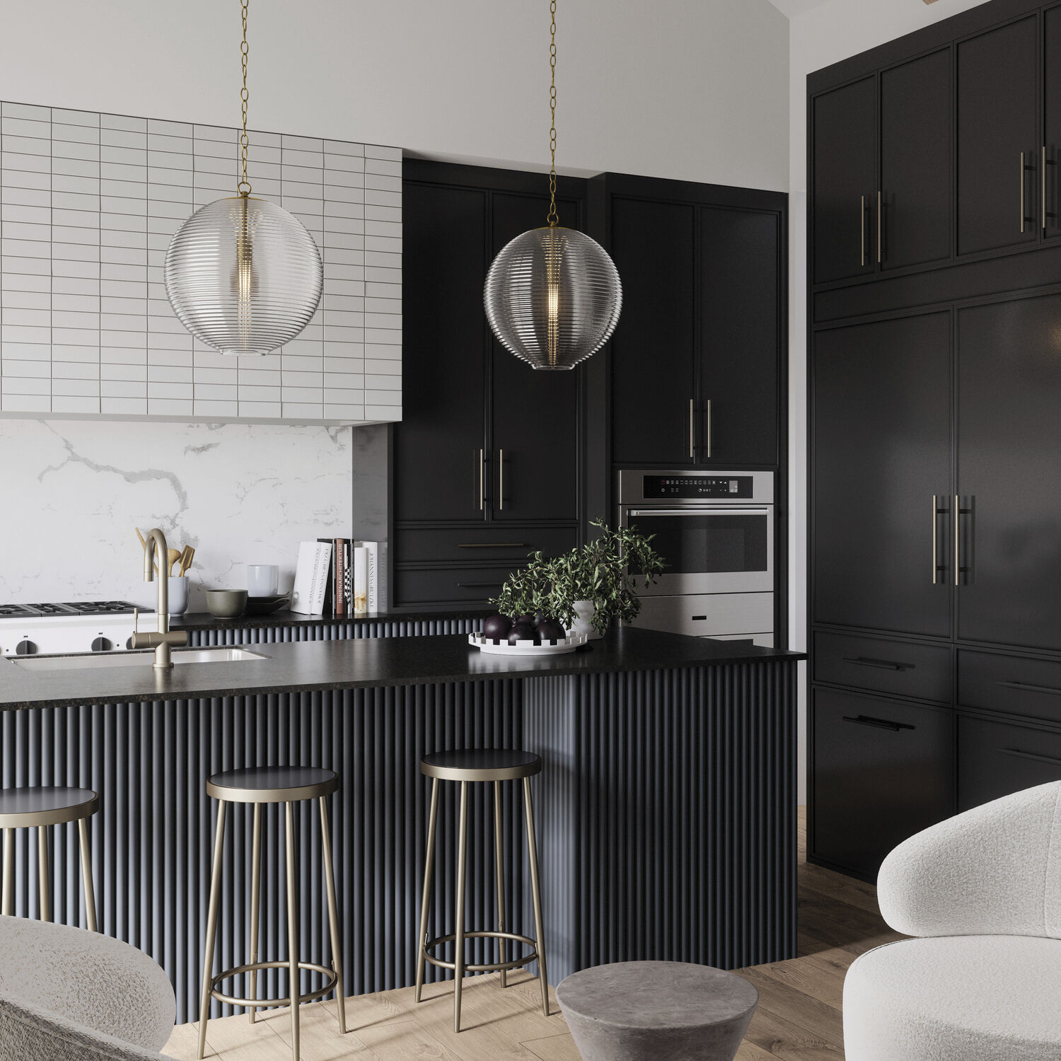 Dolan 1 Light 15 inch Matte Brass Pendant Ceiling Light