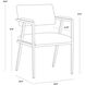 Ventouz Vintage Black Dining Armchair