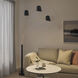 Culver 90 inch 60 watt Weathered Brass and Black Arc Floor Lamp Portable Light