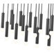 Stari Linear Chandelier Ceiling Light in Matte Black