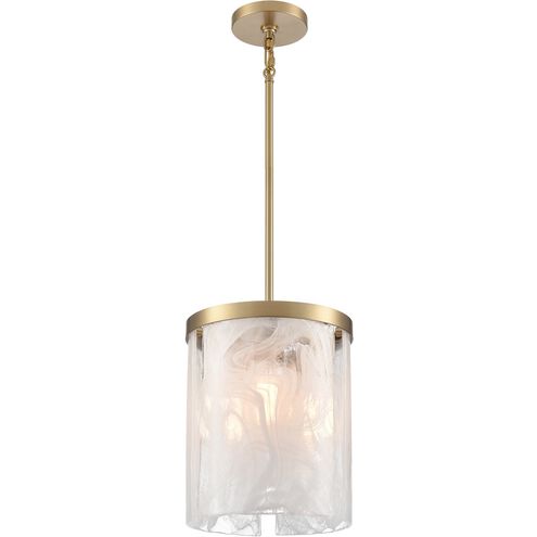 Skye 3 Light 10 inch Brushed Brass Pendant Ceiling Light