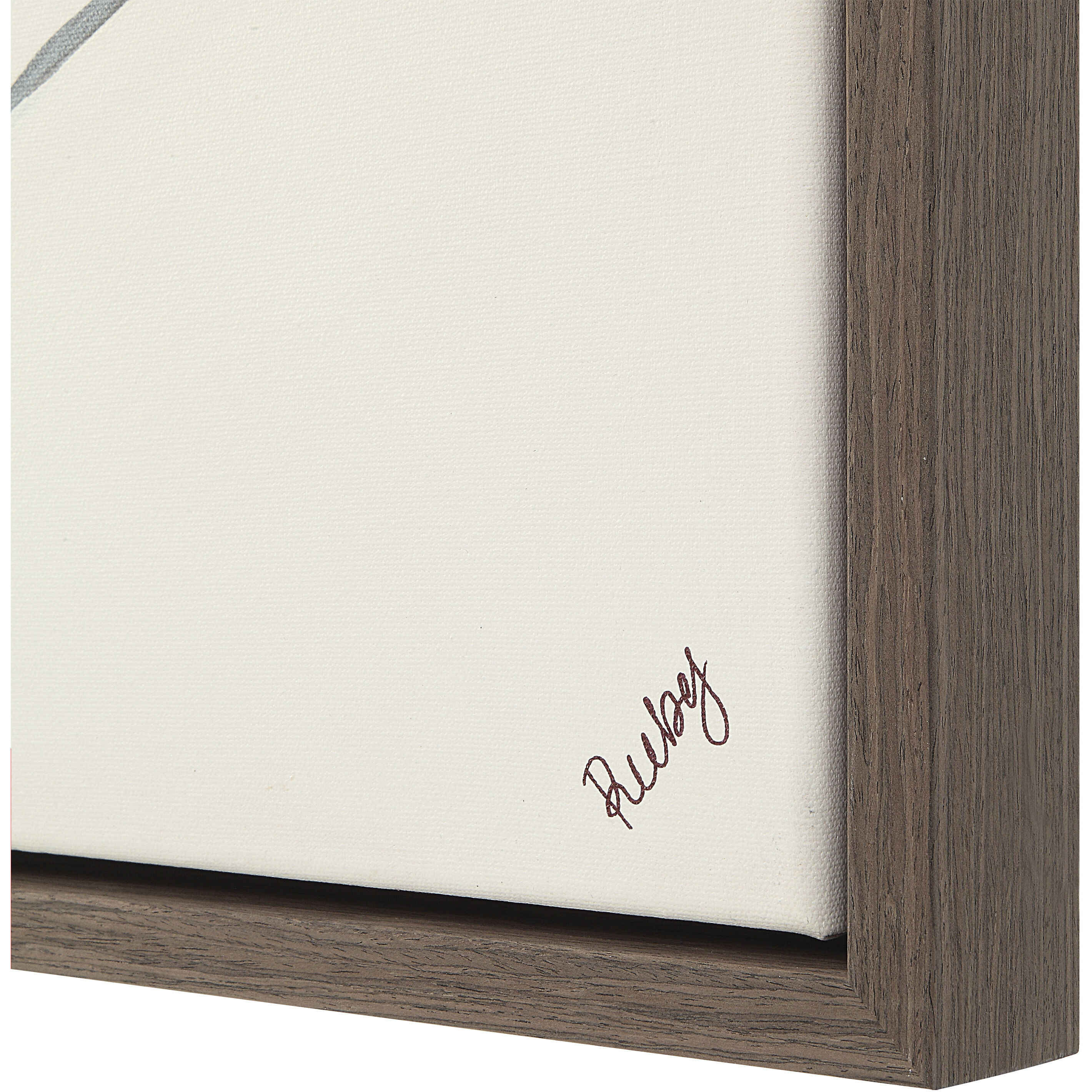 Lacadie Brown/Beige/Black Canvas Art, 2 Piece