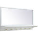 Elle 42 X 21 inch White Wall Mirror