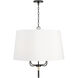 Beckham 4 Light 26 inch Glossy Black and Aged Brass Pendant Ceiling Light