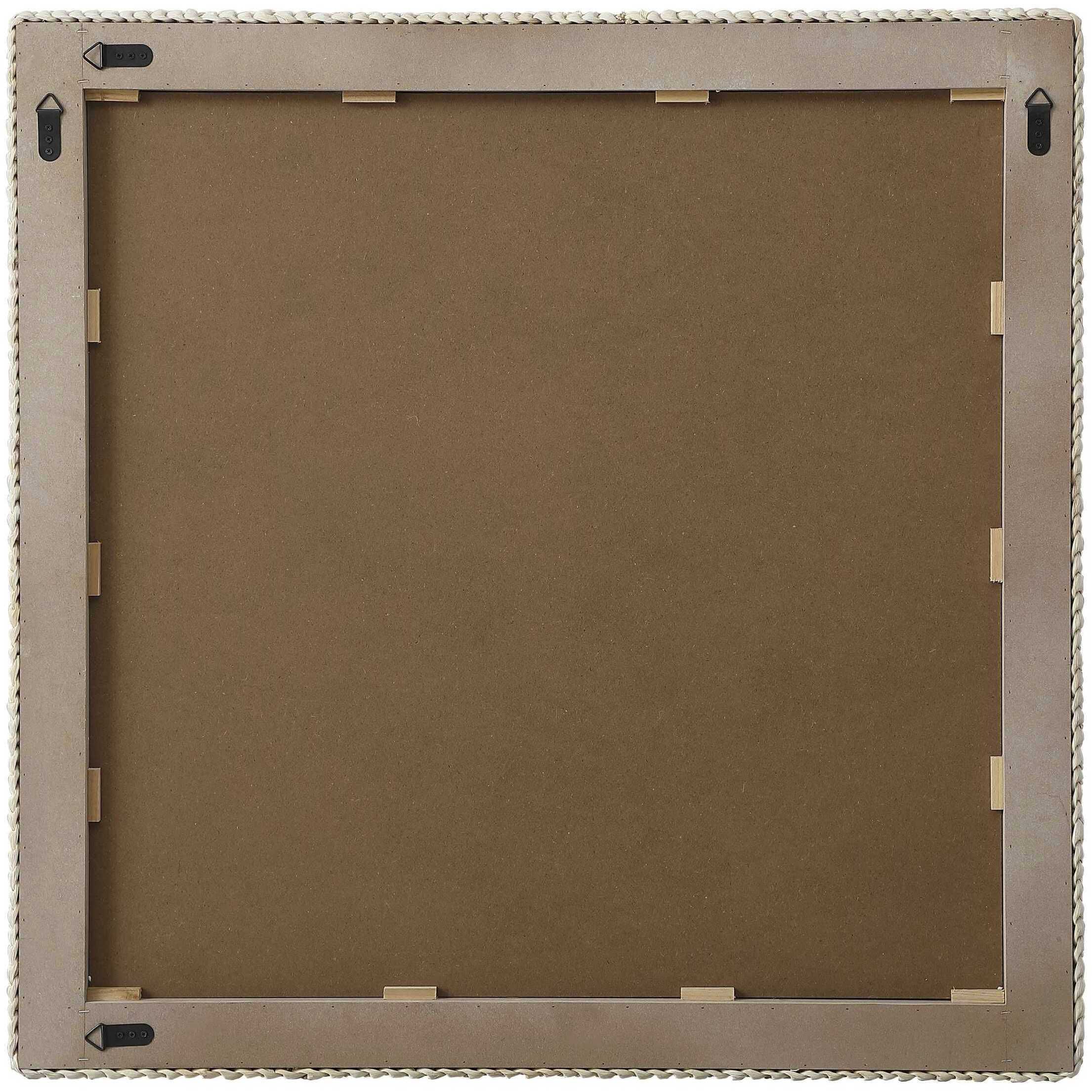 Marlowe 40 X 40 inch Linen White Mirror