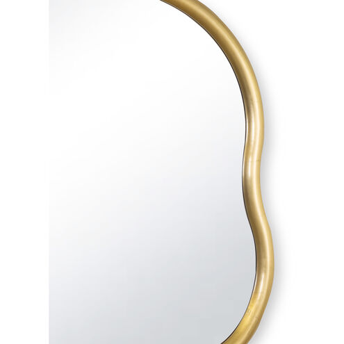 Isadora 34 X 34 inch Gold Leaf Mirror