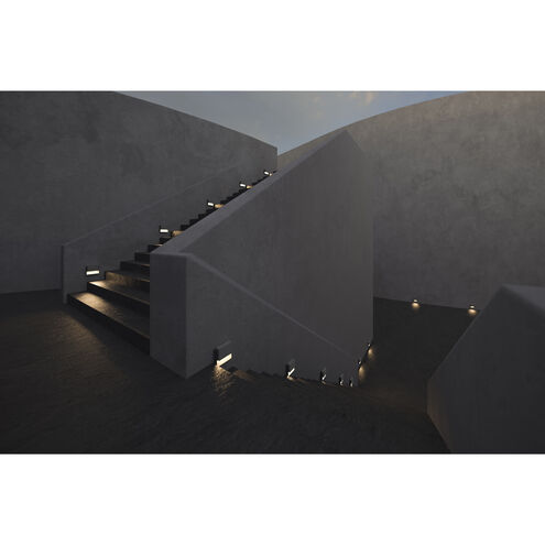 Piazza 277 5.00 watt Anthracite with Concrete Outdoor Step Light 