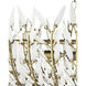 Magnum Opus 7 Light 34.5 inch Brass Chandelier Ceiling Light, Large